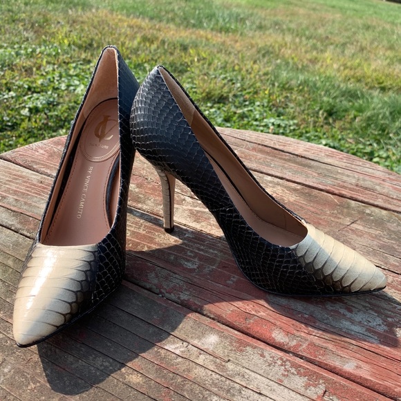 Vince Camuto Shoes - Vince Camuto Gator Skin Heels